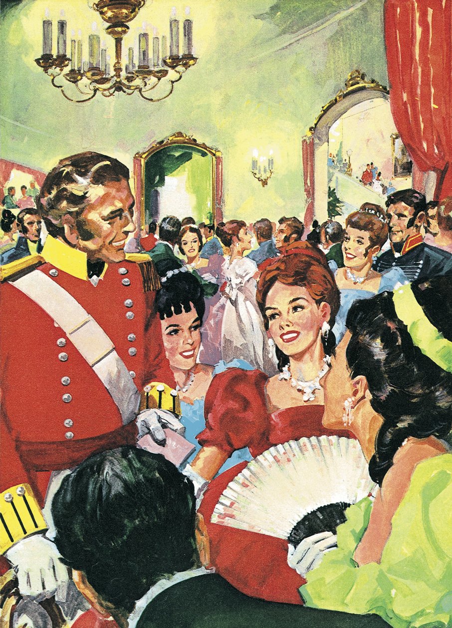 Buďte na chudáka Becky hodní! Scéna z románu Williama Makepeace Thackeraye Vanity Fair (Jarmark marnosti) od English School