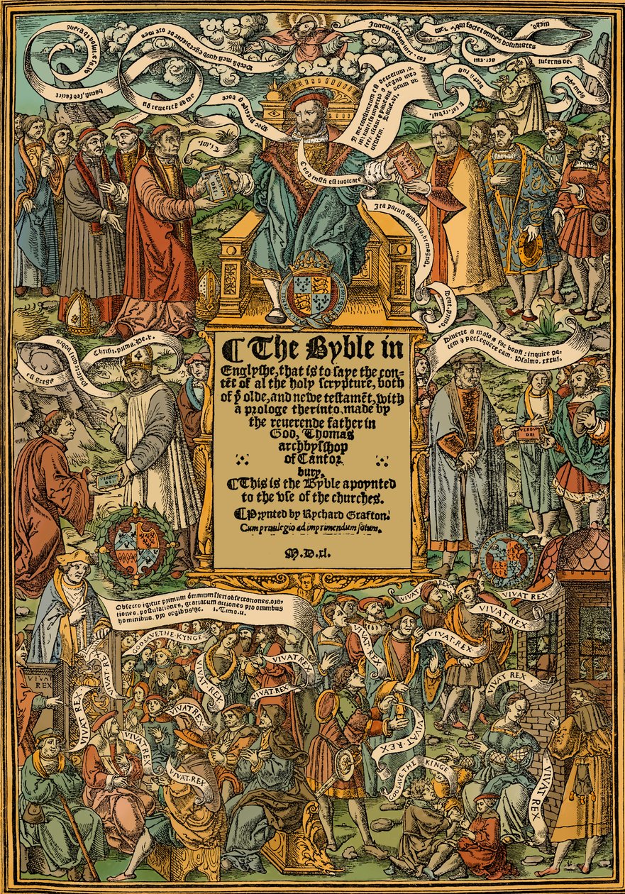 Bible - titulní stránka od English School