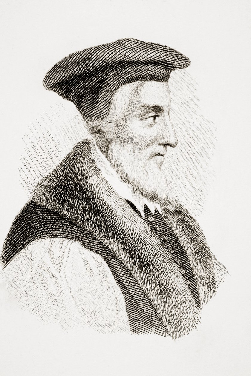 Biskup Hugh Latimer, z knihy 
