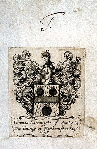 Knihovna Thomase Cartwrighta (1671-1748) z Aynho od English School