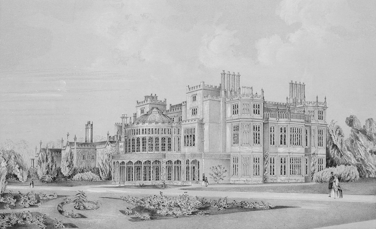 Brampton Park poblíž Huntingdon, 1852 od English School