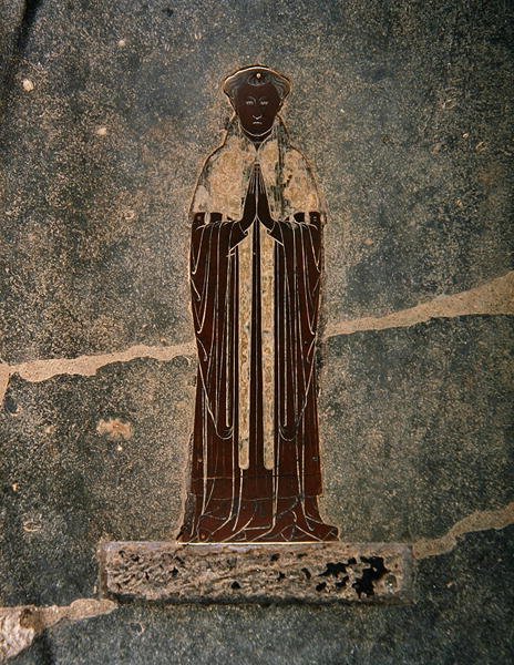 Brass of William White, v kapli Fitzalan (mosaz) od English School