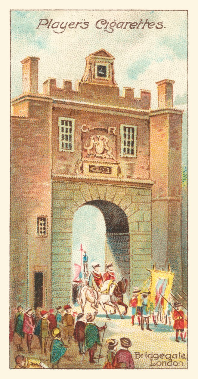 Bridgegate, Londýn (chromolit) od English School