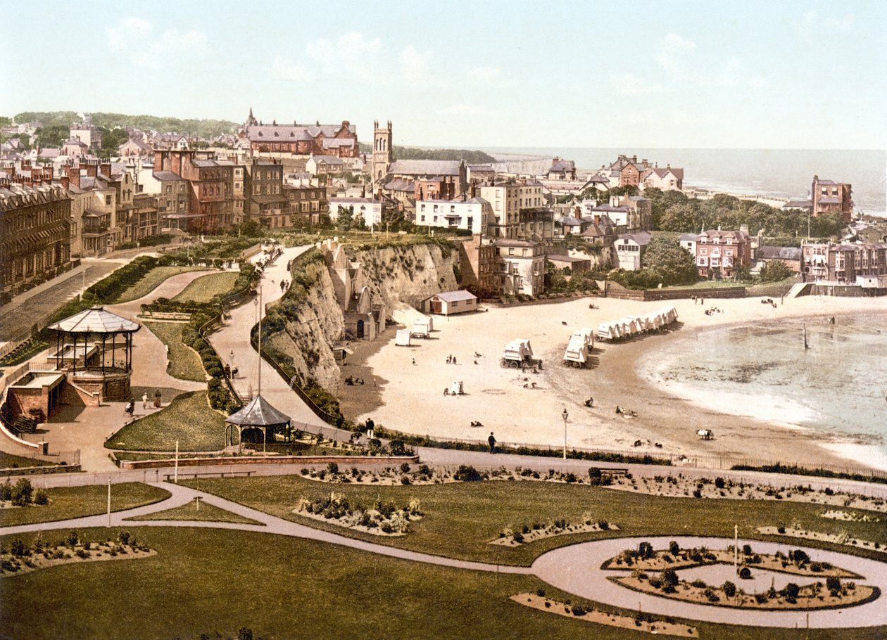 Broadstairs (ručně kolorovaná fotografie) od English School