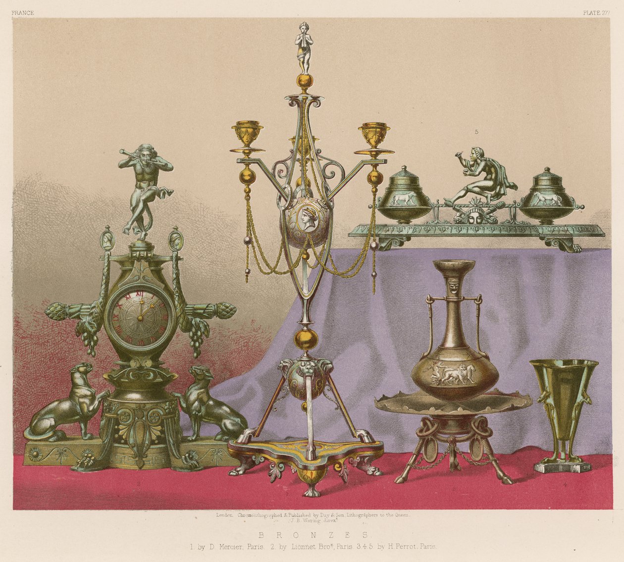 Bronzy (chromolit) od English School