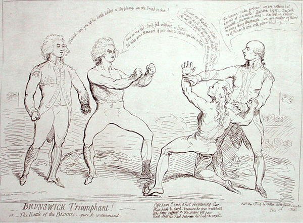 Brunswick Triumphan! vydal J. Aitken v roce 1789 (lept) od English School