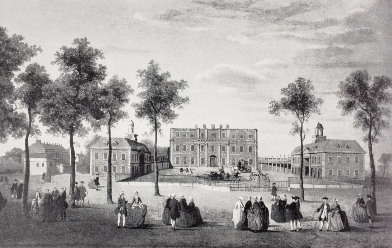 Buckingham House, 1750 od English School