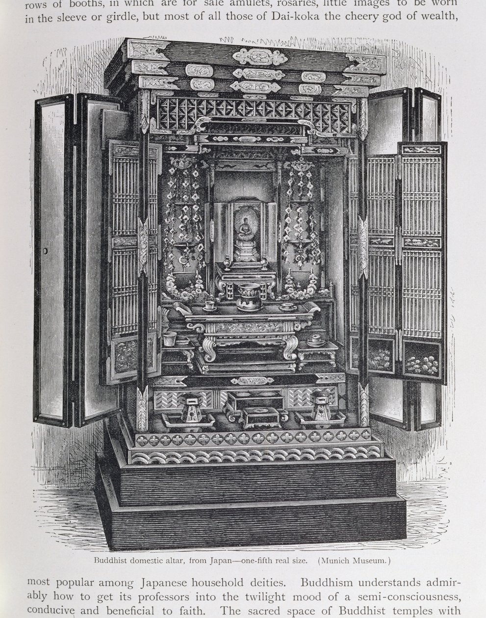 Buddhistický domácí oltář, z 