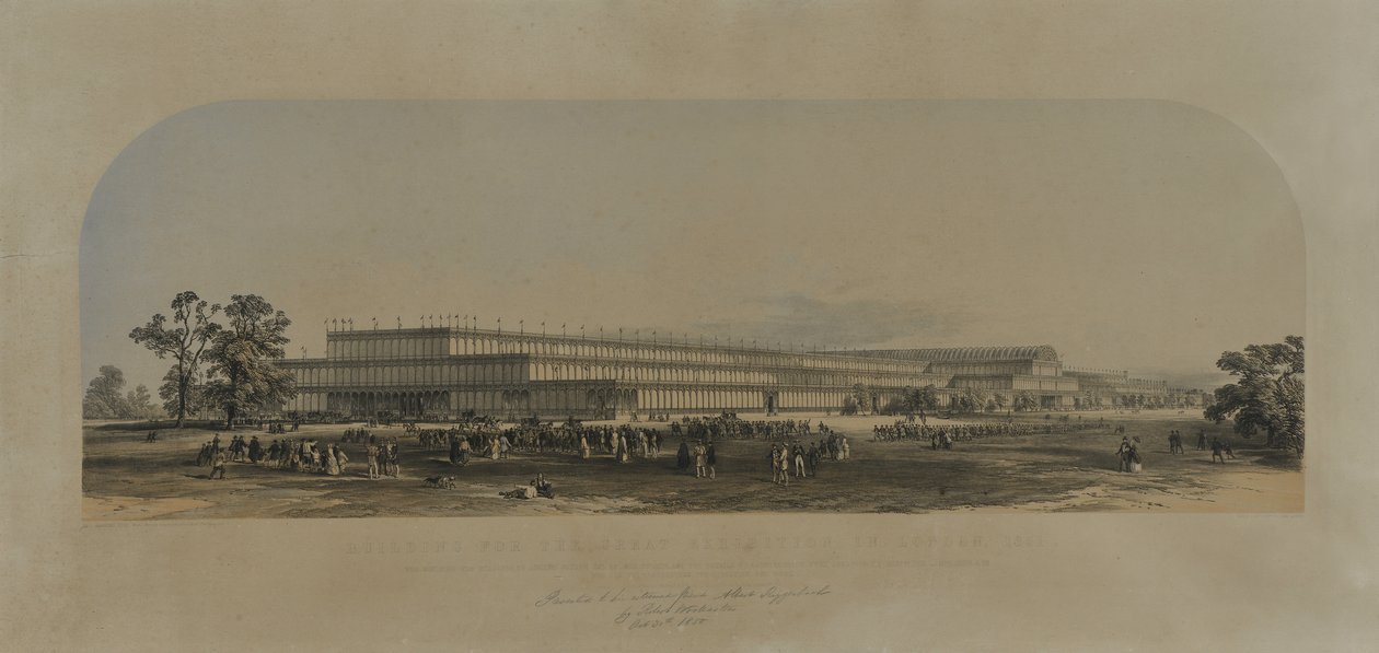 Budova pro Velkou výstavu v Londýně, 1851 od English School