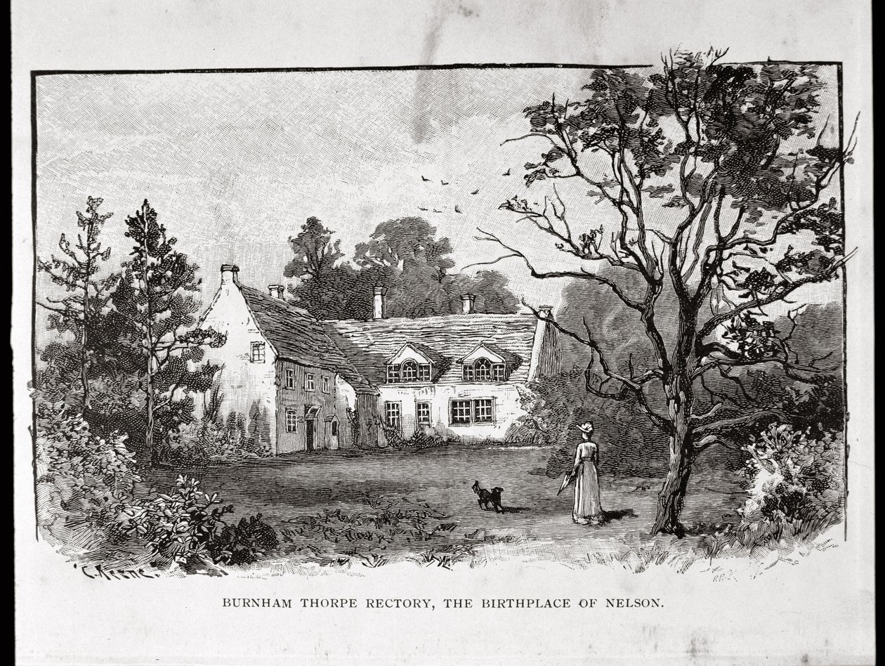 Burnham Thorpe Rectory, rodiště Nelsona od English School