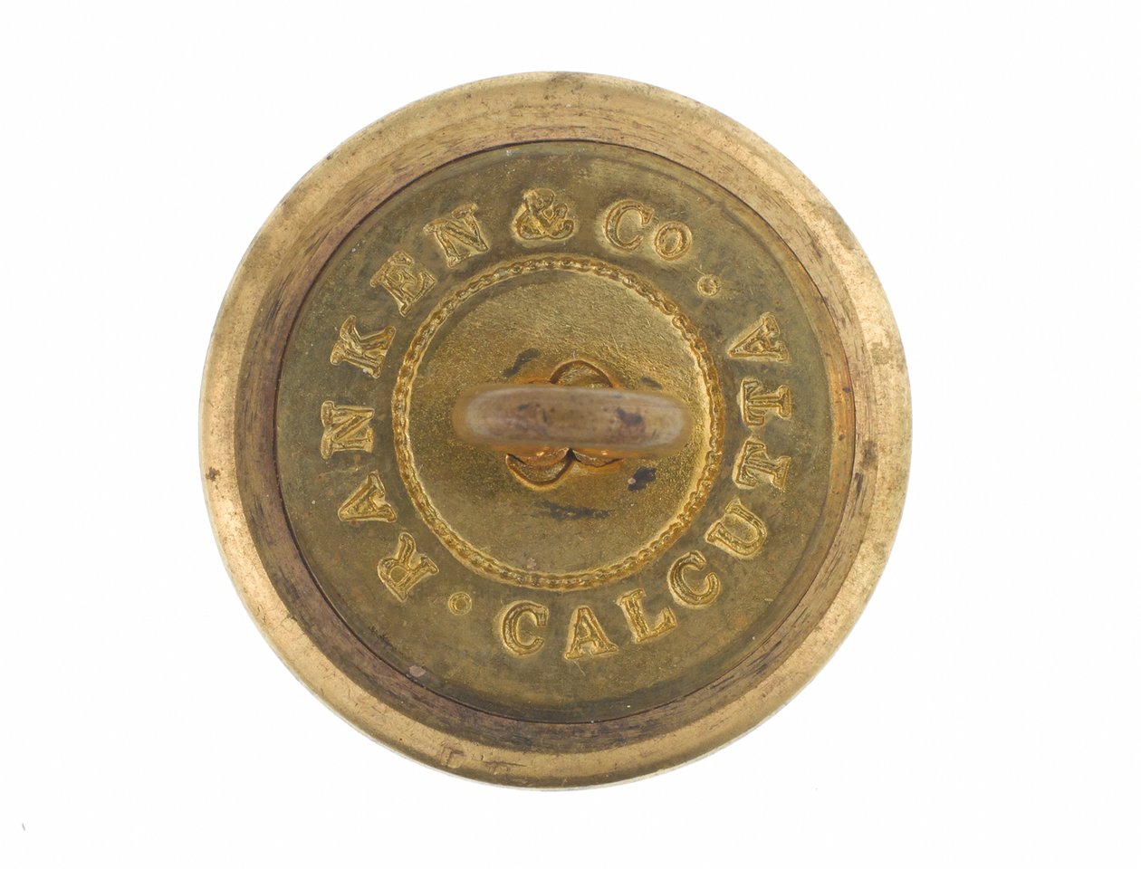 Button, 9. pluk bengálských kopiníků, před rokem 1901 od English School