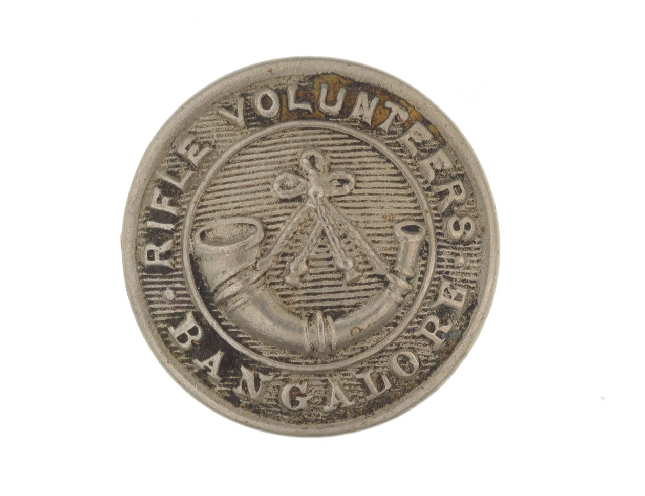 Button, Bangalore Rifle Volunteers, 1880-1920 od English School