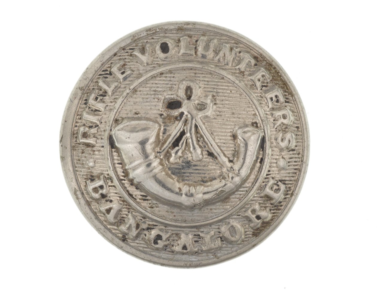 Button, Bangalore Rifle Volunteers, 1880-1920 od English School
