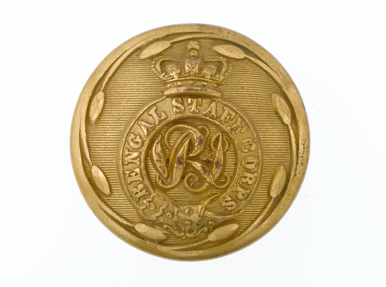 Button, Bengal Staff Corps, 1876-1891 od English School