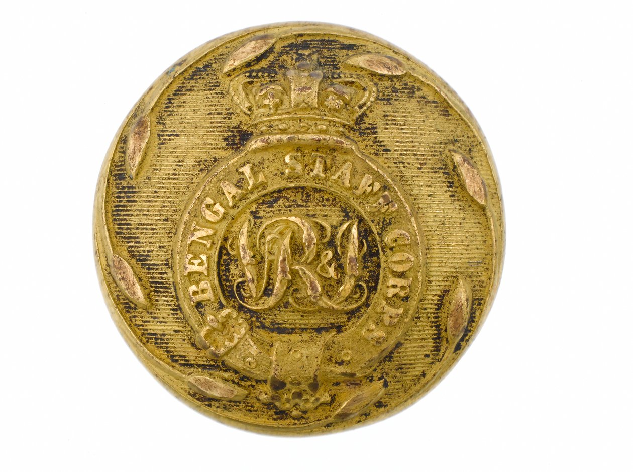 Button, Bengal Staff Corps, 1876-1891 od English School