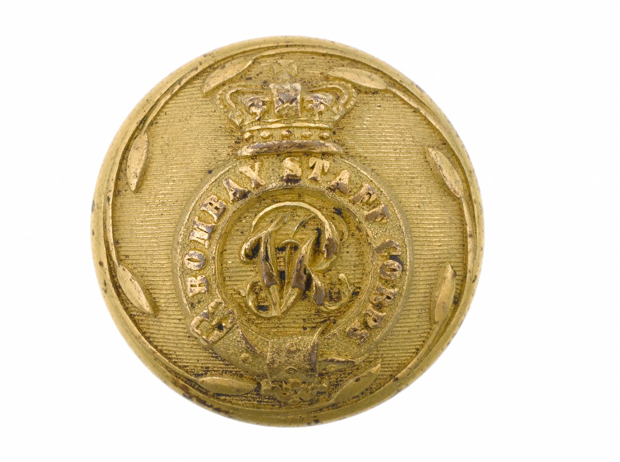 Button, Bombay Staff Corps, 1861-1876 od English School