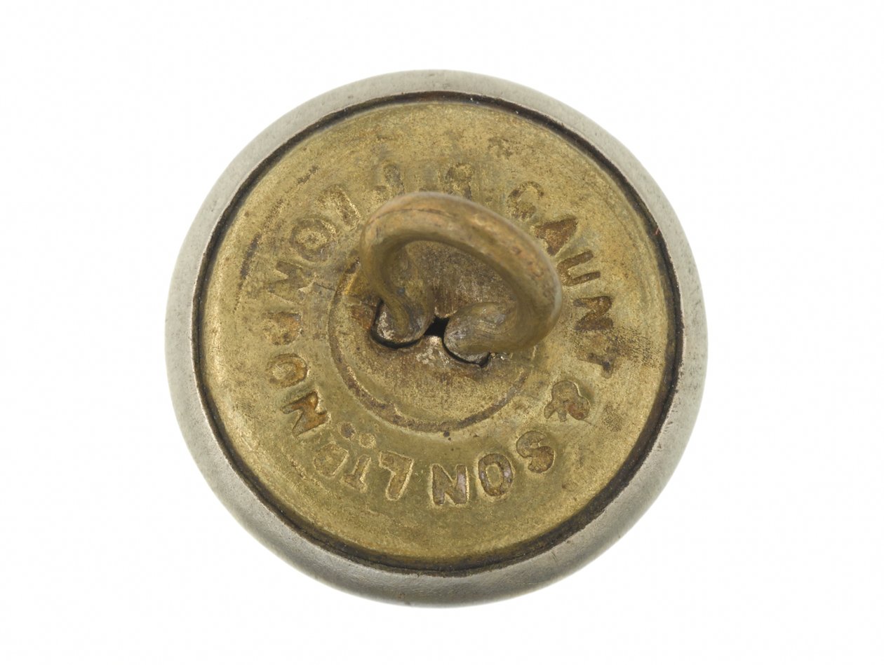Button, dobrovolnické pušky Bombay, 1901-1947 od English School