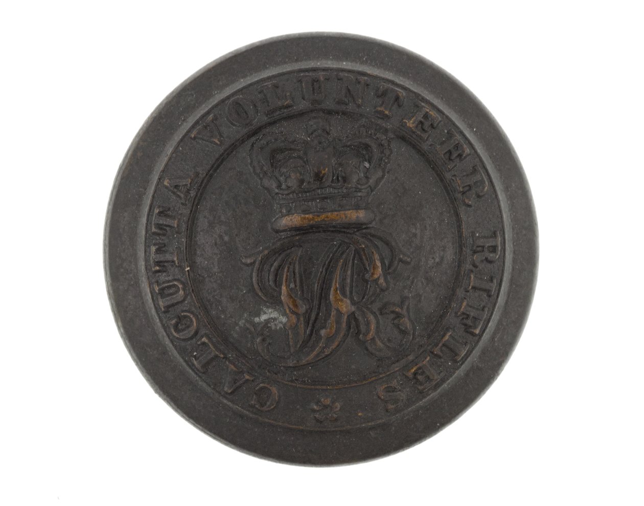 Button, Kalkatské dobrovolnické pušky, před rokem 1901 od English School