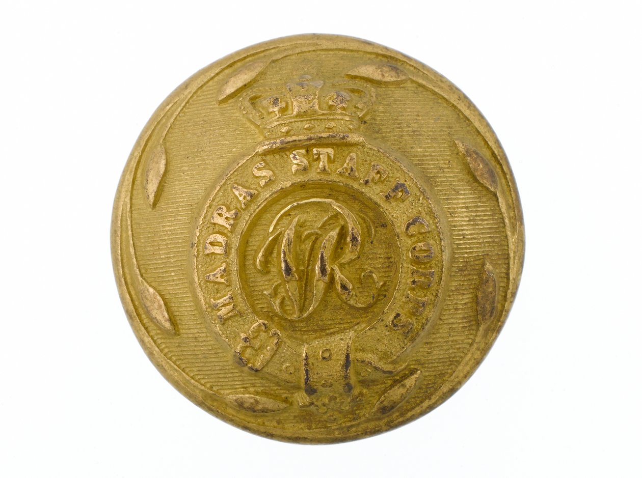 Button, Madras Staff Corps, 1861-1876. od English School