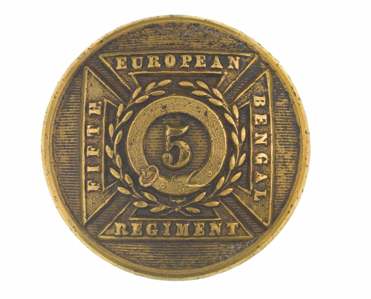 Button, důstojník, 5. bengálský evropský pluk, 1858-1860 od English School