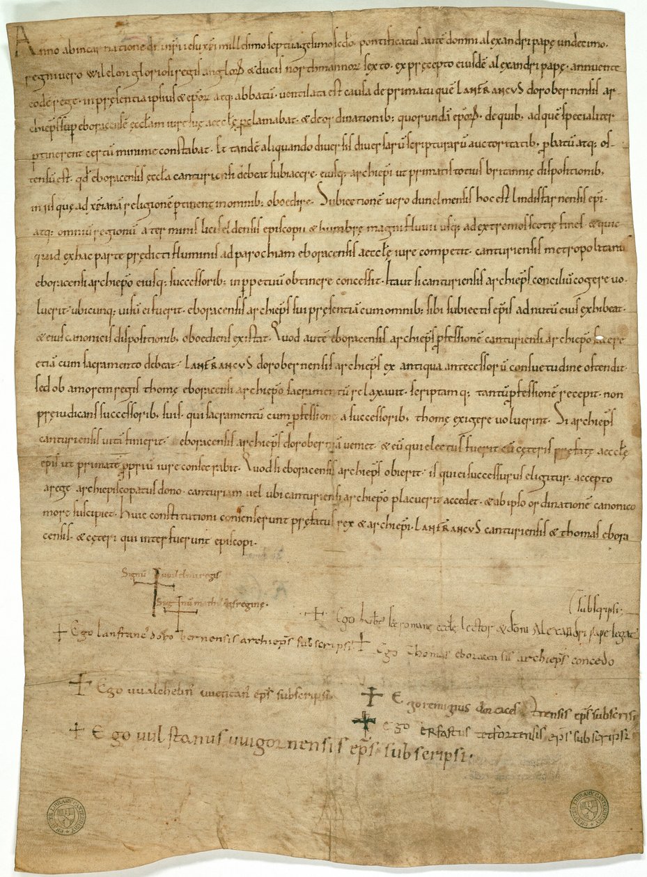 CCA-ChAnt/A/2 Accord of Winchester, 1072 od English School