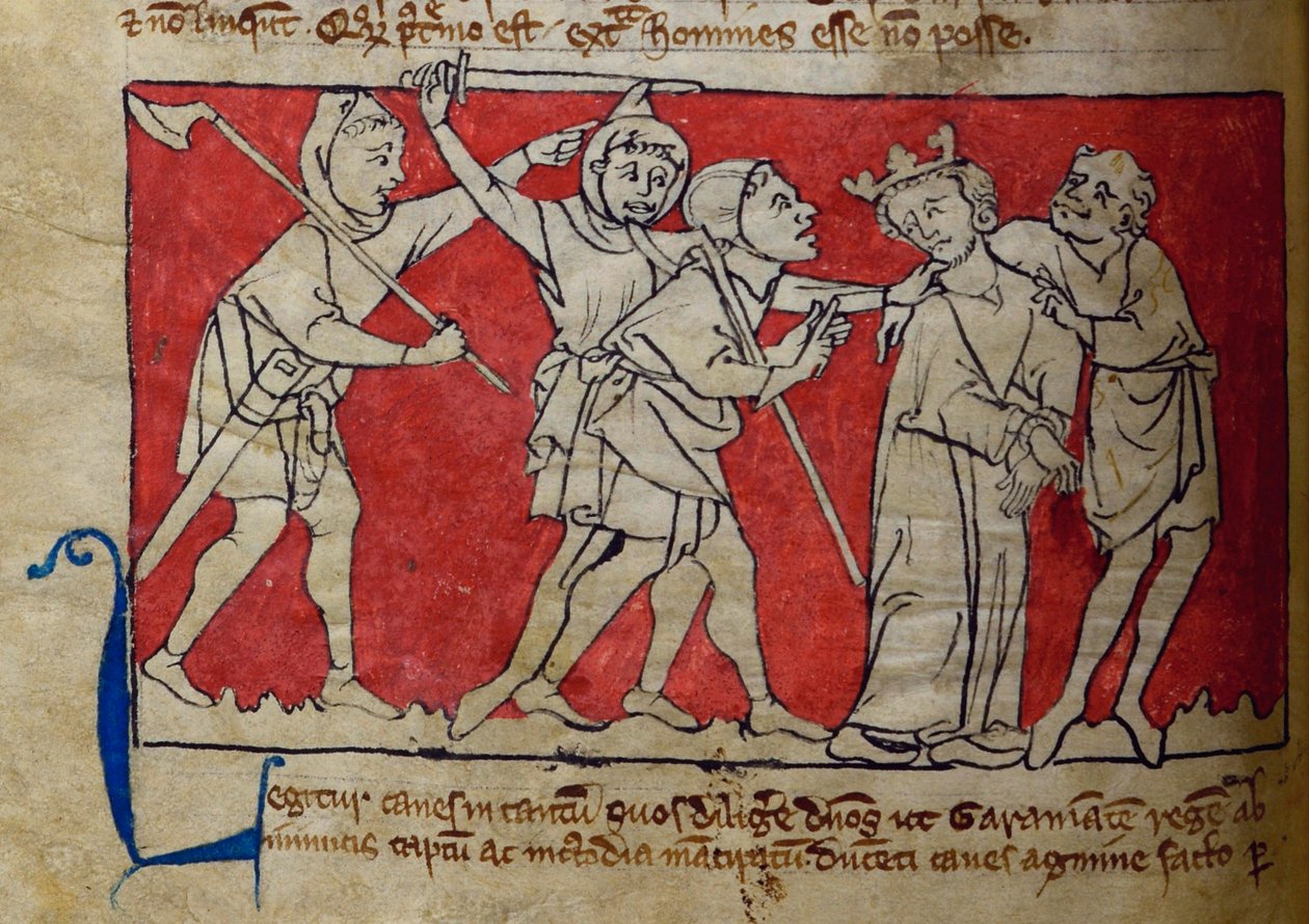 CCA-LitMs/D/10 fol. 5v Capture, od Bestiary od English School