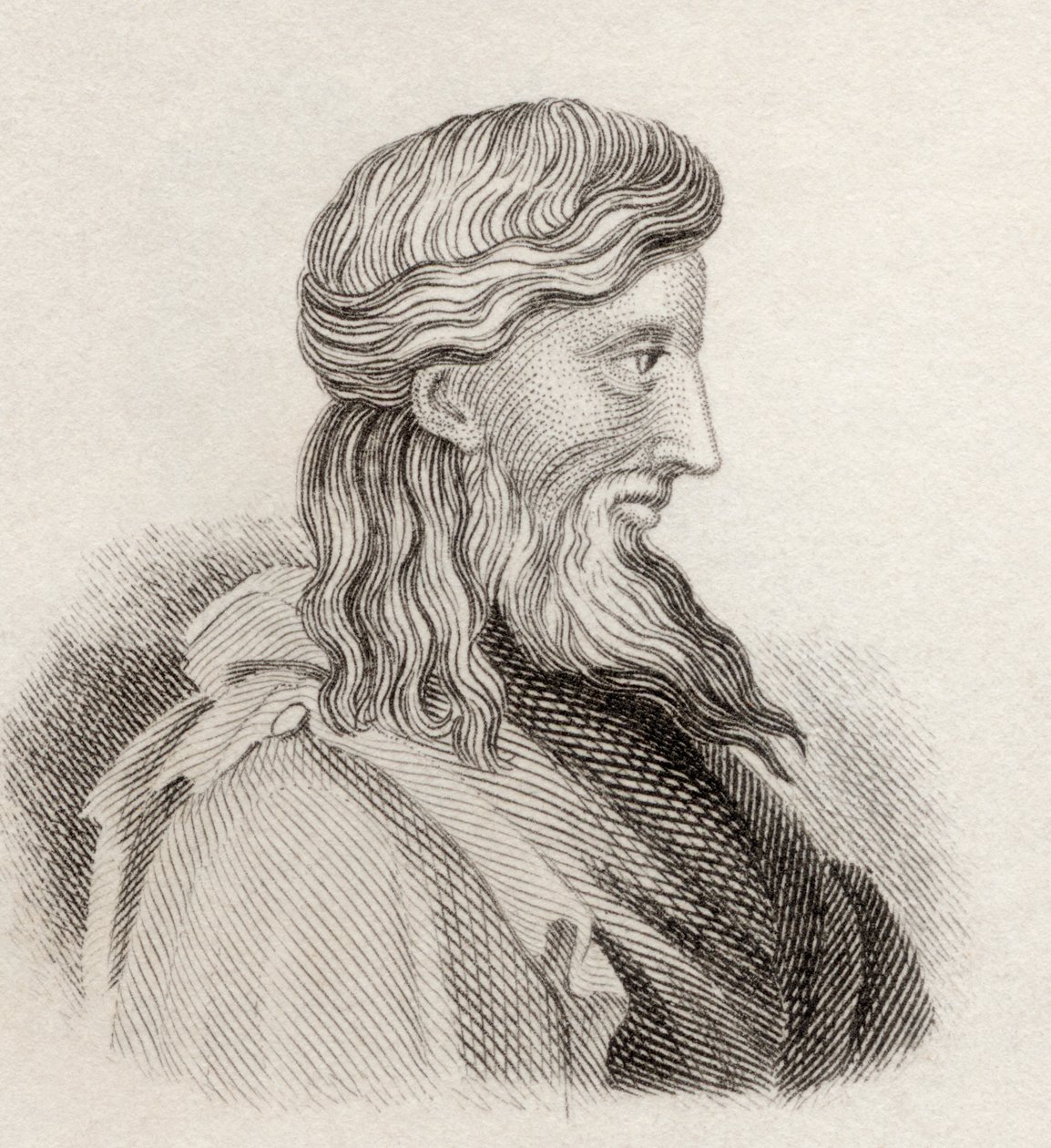 Callisthenes z Olynthus, z „Crabbova historického slovníku“, vydaný v roce 1825 od English School