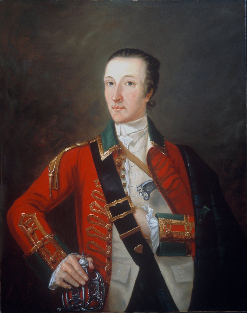 Kapitán James Gorry, 87. pěší pluk neboli horalští dobrovolníci, 1760 od English School