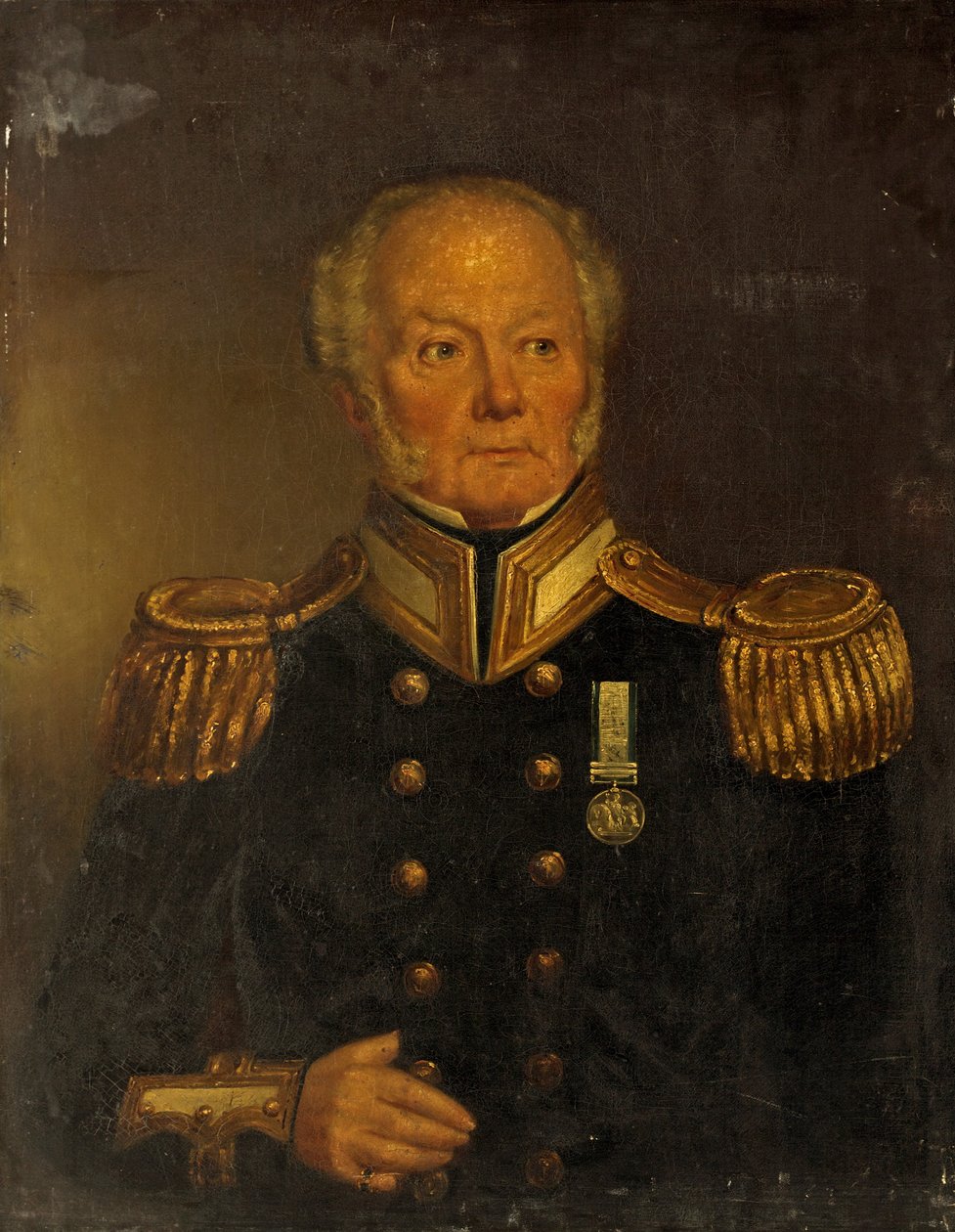 Kapitán Patriarche, Royal Navy, kolem roku 1850 od English School