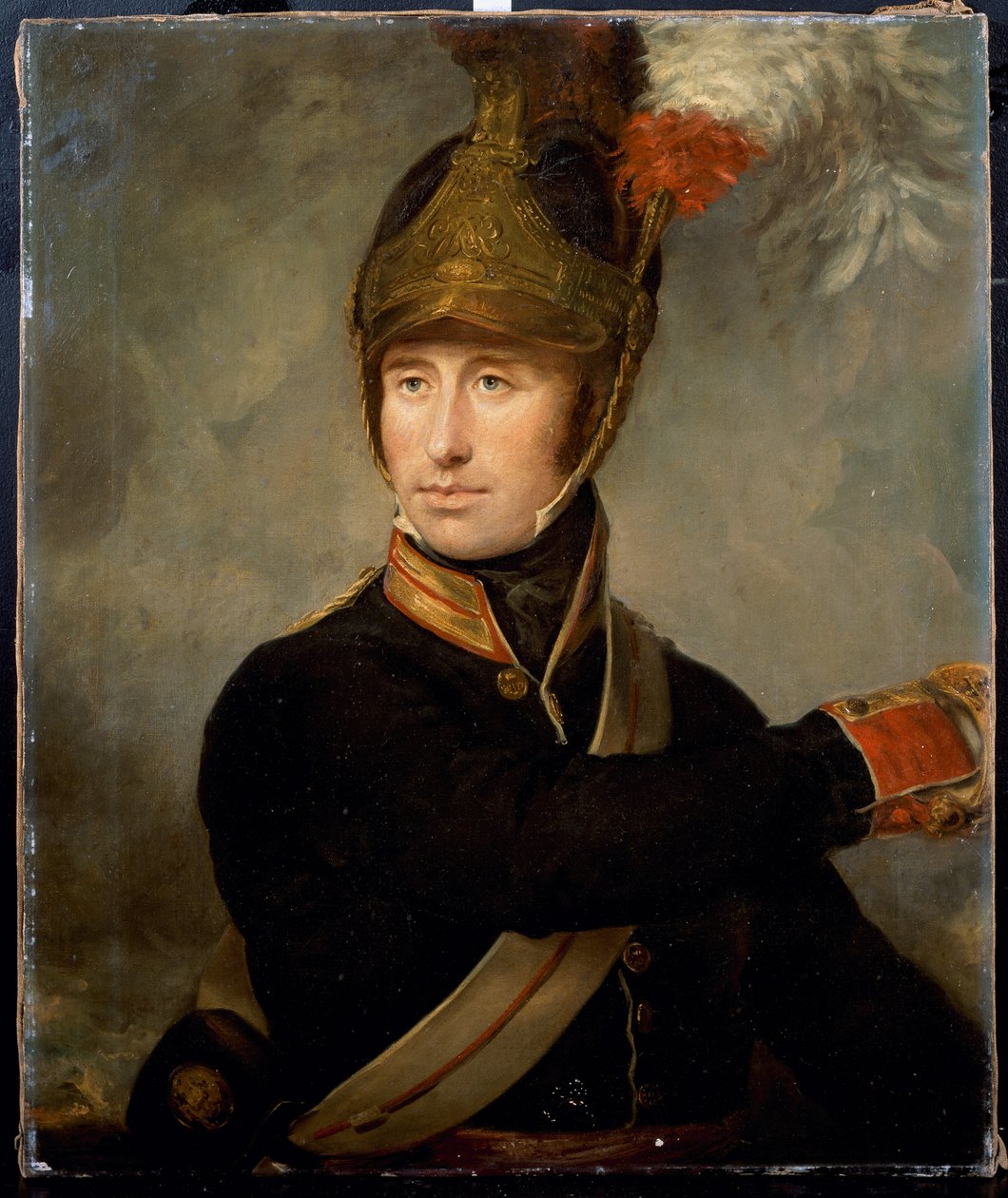 Kapitán William Tyrwhitt Drake, Royal Horse Guards, kolem roku 1815 od English School