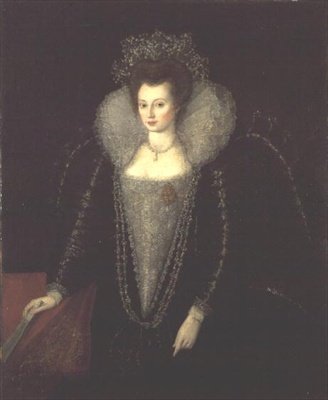 Catherine Killigrew, později lady Jermyn (1597-1640), kolem 1595-1600 od English School