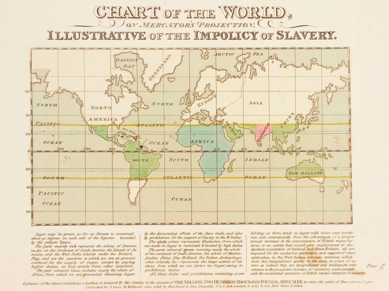 Chart of the World, na Mercator