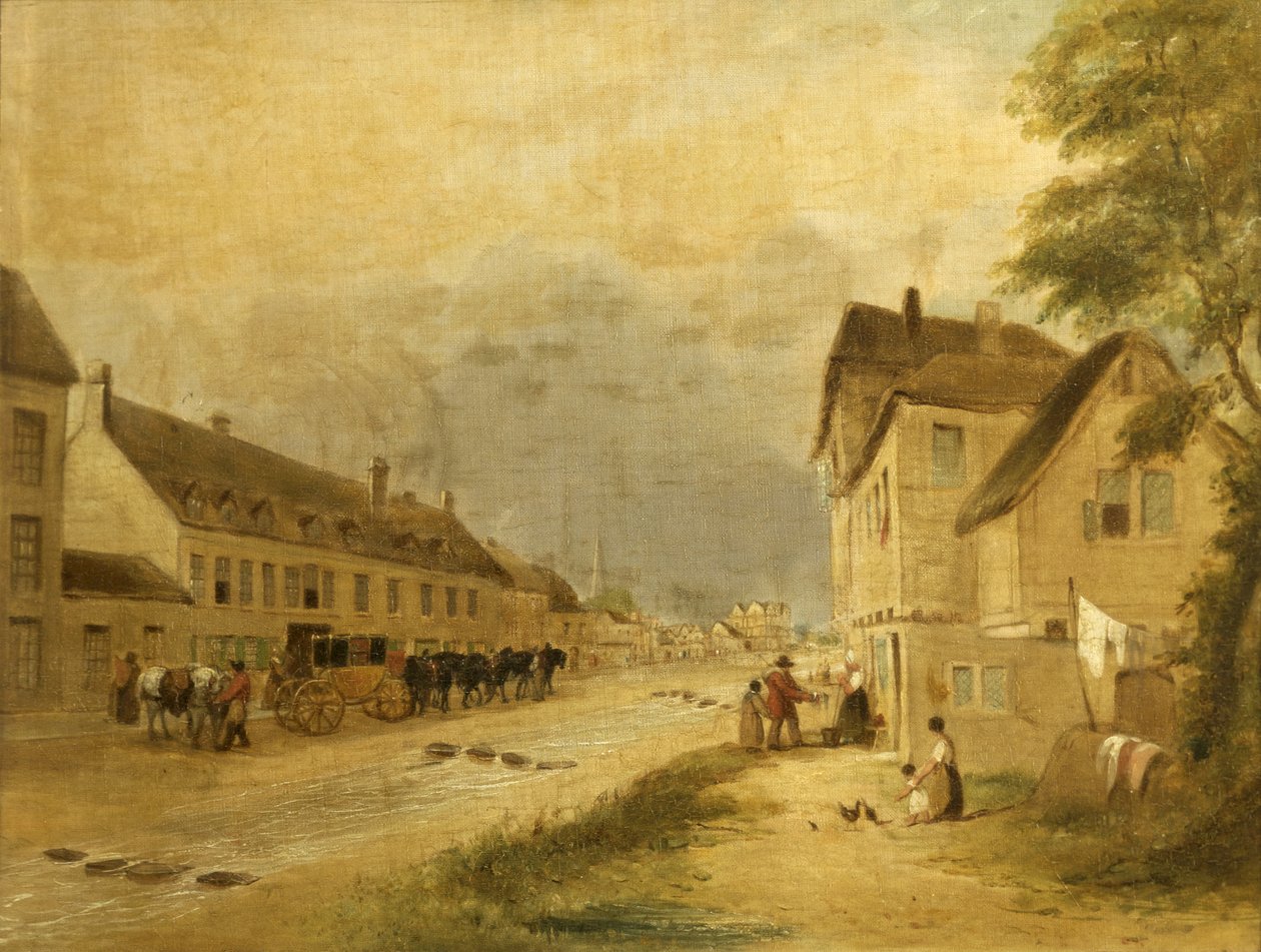 Cheltenham High Street, 1740 od English School