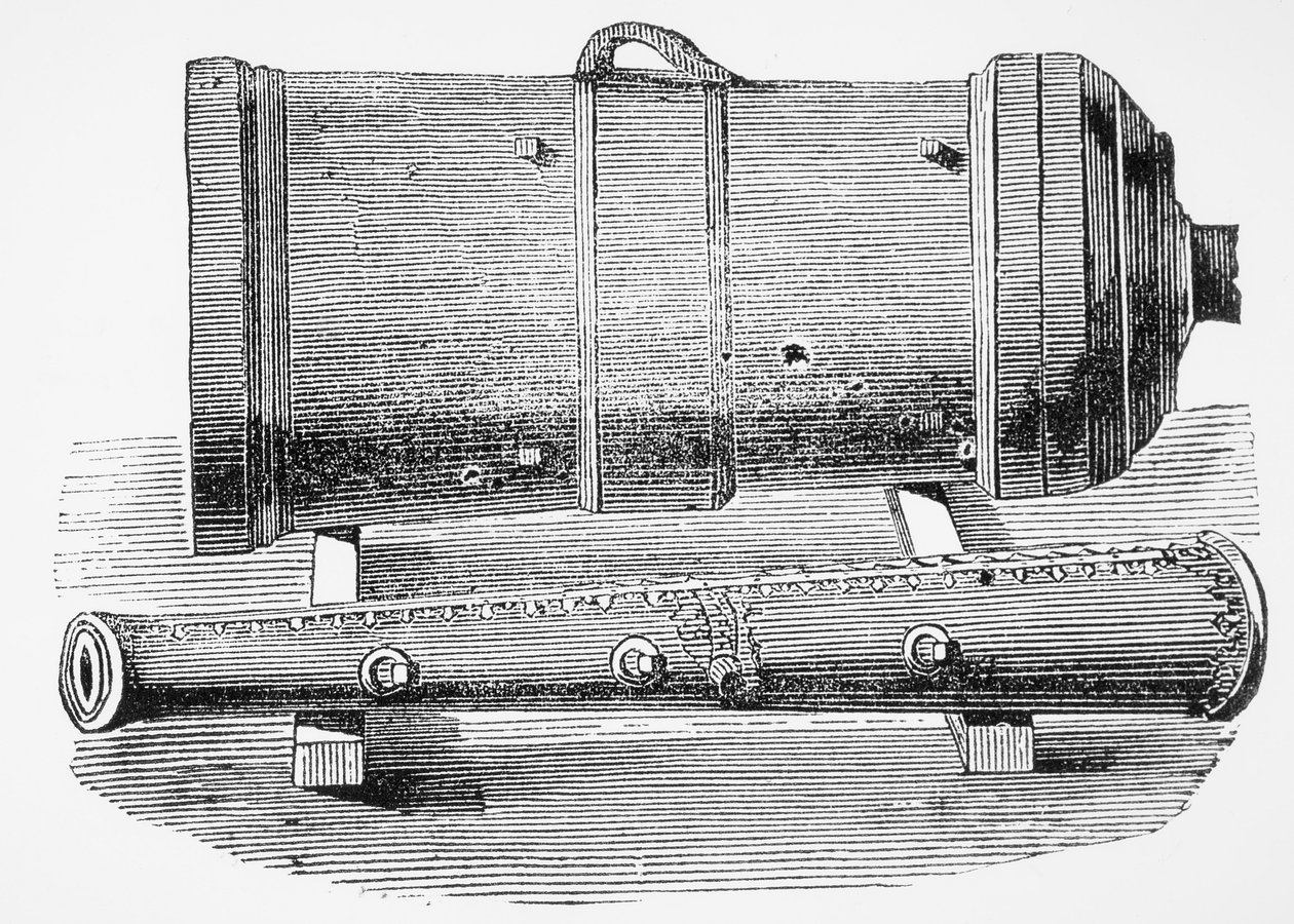 Chinese Monster Mortar, 1845 od English School