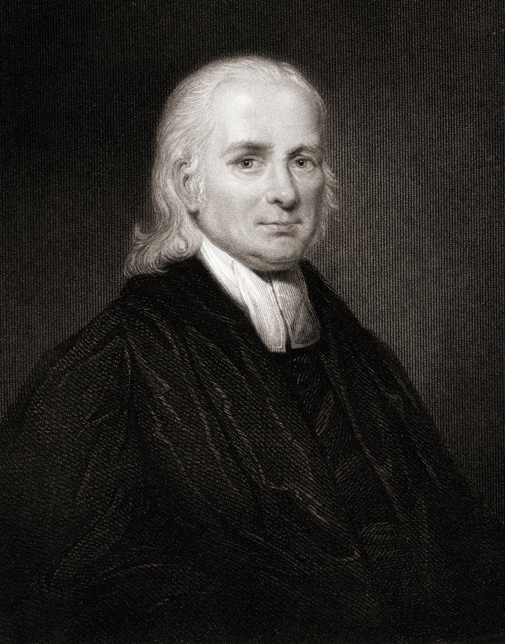 Christian Friedrich Schwartz (1726-96) z Galerie portrétů, vydané v roce 1833 od English School