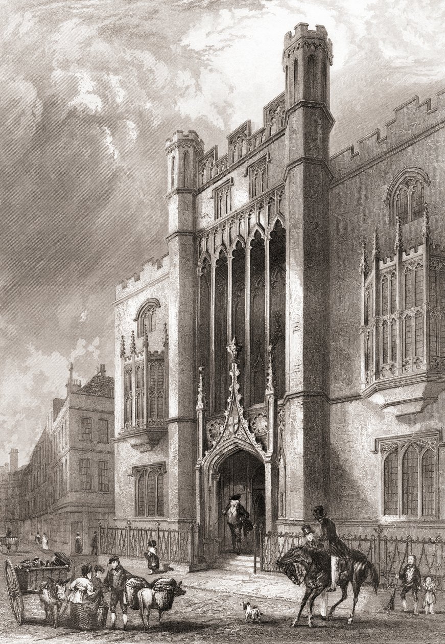 City of London School, Milk Street, Londýn, Anglie od English School
