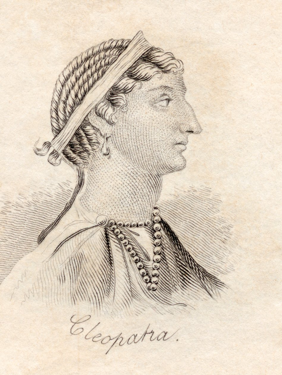 Kleopatra, z „Crabbova historického slovníku“, vydaného v roce 1825 od English School
