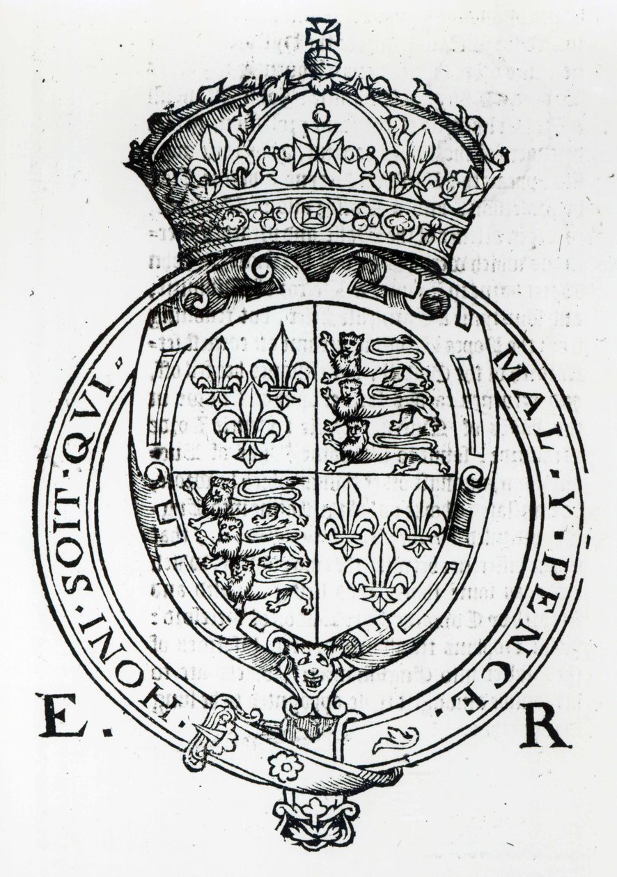 Erb královny Alžběty I. od English School