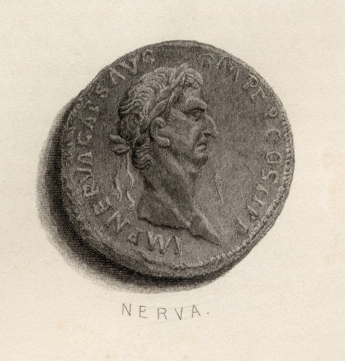 Mince z doby Nervy Caesara Augusta od English School