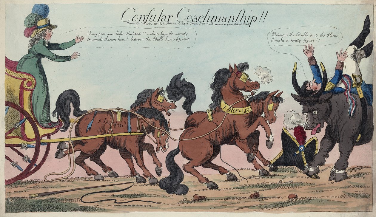 Consular Coachmanship!!, publikoval William Holland, 22. května od English School