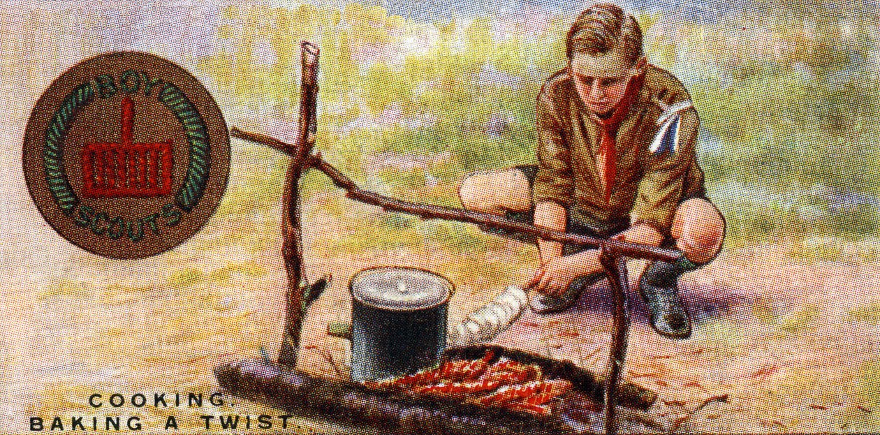 Odznak kuchařské zdatnosti pro skauty - Pečení s příchutí , 1929 od English School