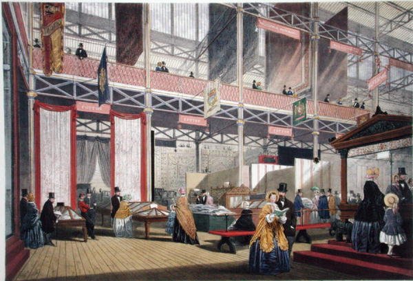 Cotton, z Dickinsonových komplexních obrázků z Velké výstavy z roku 1851, publikované v roce 1854 od English School