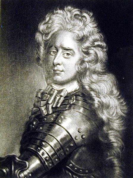 Hrabě Konismark († 1686) ilustrace z Portrétů postav slavných britské historie, vyryté Richardem Earlomem (1743-1822) a Charlesem Turnerem (asi 1773-1857) (mezzotinta) od English School
