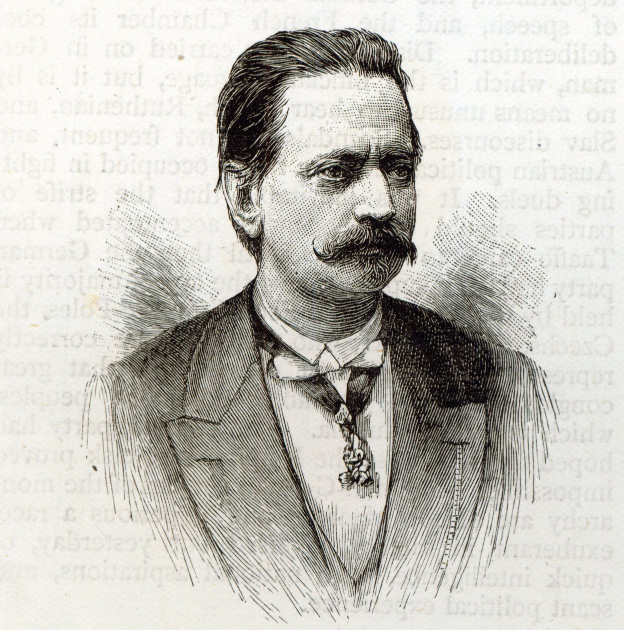 Hrabě Taafe, z „Hodiny volného času“, 1891 od English School