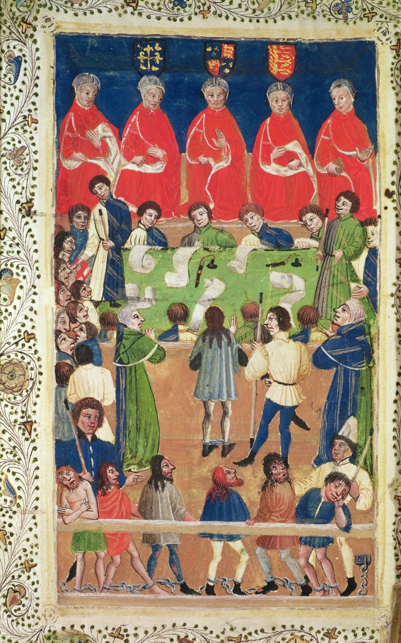 Court of Kings Bench, Westminster Hall, kolem roku 1460 od English School