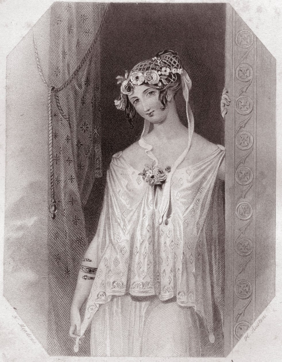 Cressida (Troilus a Cressida) (Troilus a Cressida) - v "" Shakespearově ženské galerii, sbírka čtyřiceti pěti vážných portrétů raných londýnských umělců, obohacených o kritické a literární poznámky"""" kolem roku 1838 - z "" Gallery of ženy ze S od English School