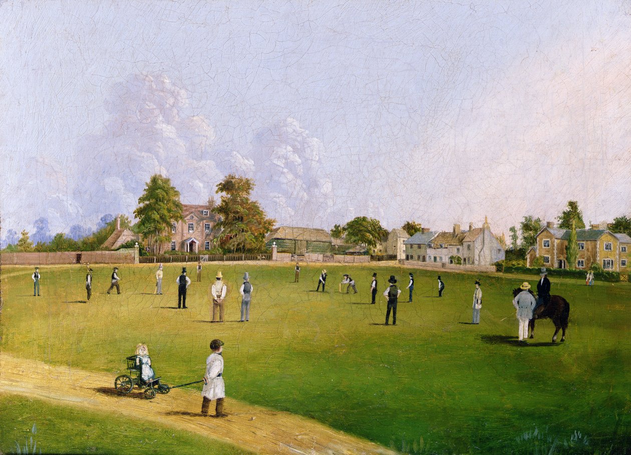 Kriket na Mitcham Green od English School