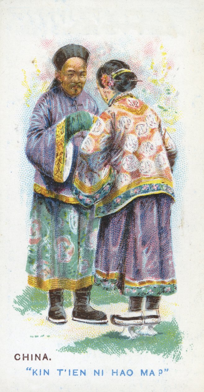 Obvyklý pozdrav v Číně, 1907 od English School