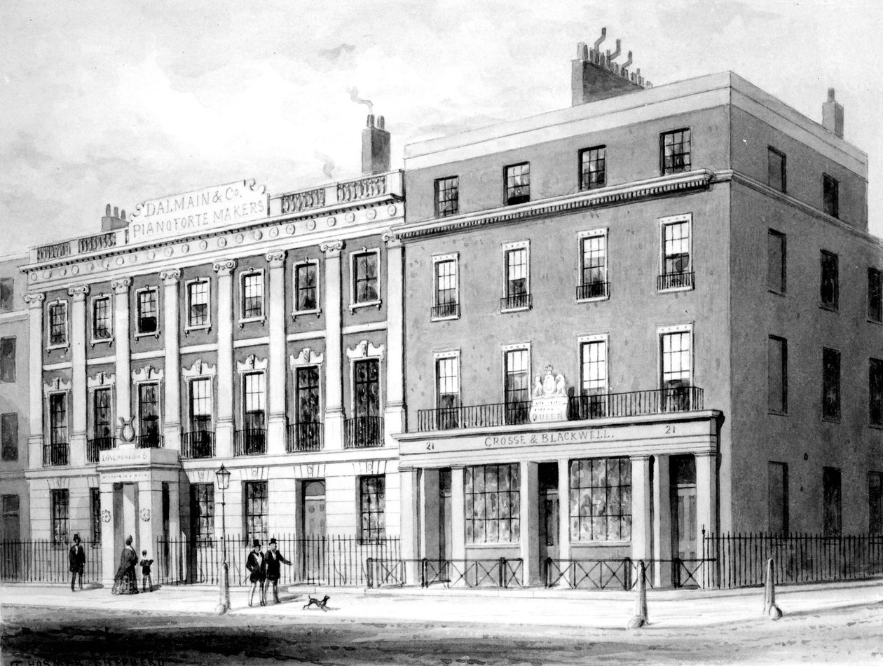 DAlemaine & Co. na Soho Square, 1854 od English School