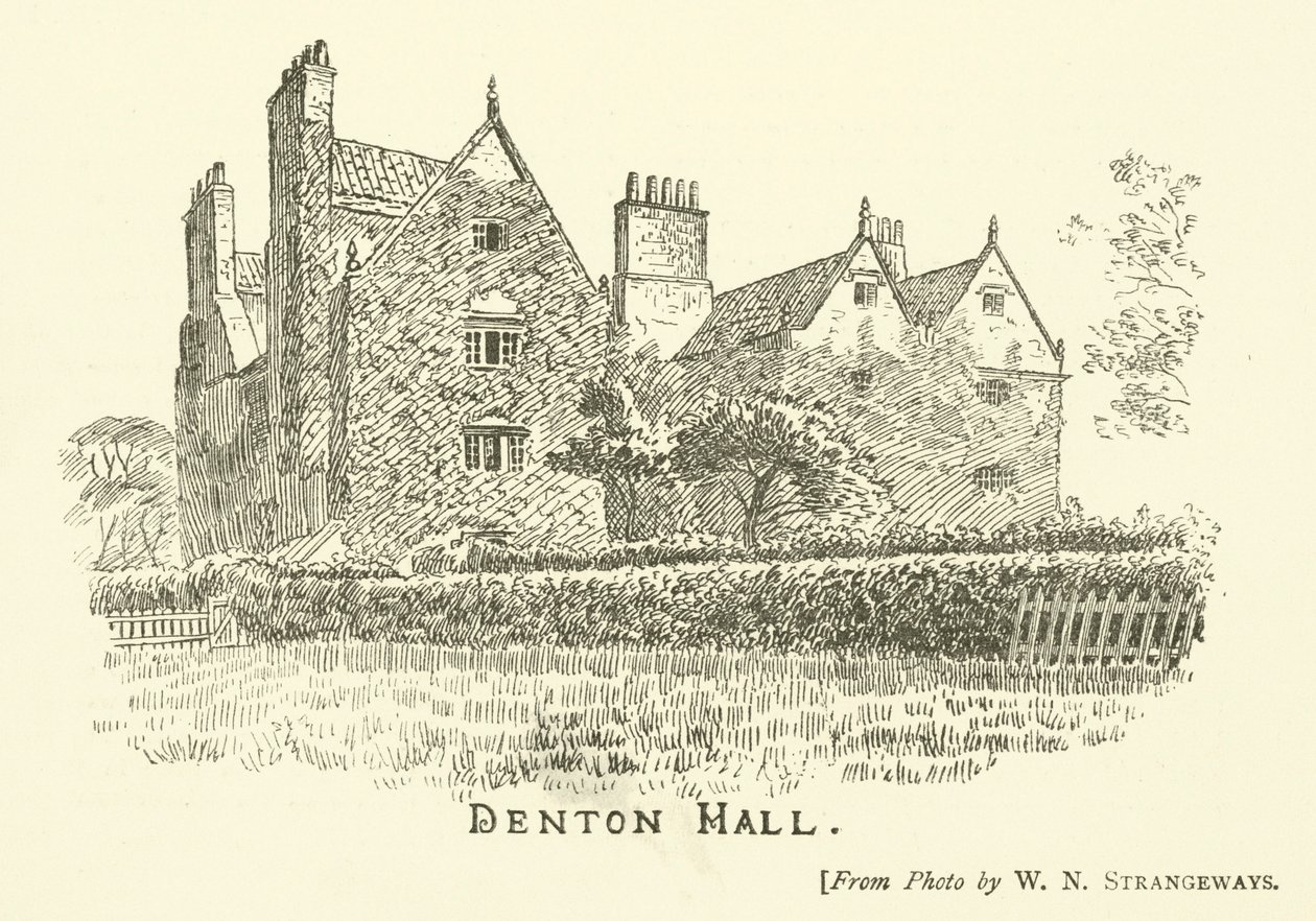 Denton Hall (rytina) od English School